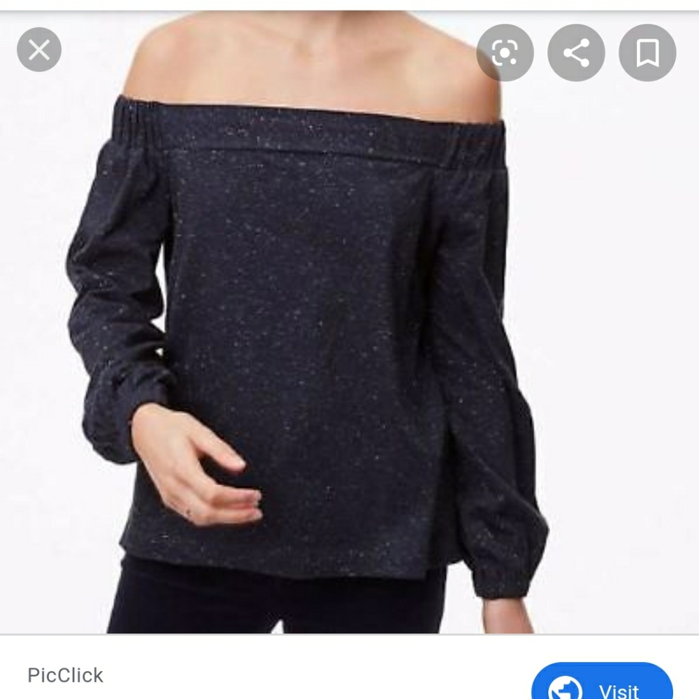 Loft off shoulder top